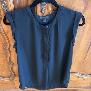 J Crew Black Size 6 Sleeveless Blouse